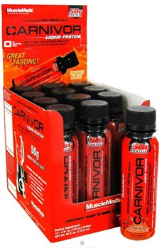 MUSCLEMEDS CARNIVOR LIQUID SHOTS (12 ШТ.)