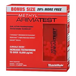 MUSCLEMEDS METHYL ARIMATEST (144 КАПС. +72 ТАБ.)