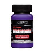 ULTIMATE NUTRITION MELATONIN 100% PREMIUM 
(60 КАПС.)