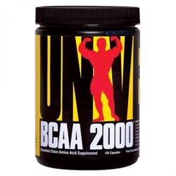 UNIVERSAL NUTRITION BCAA 2000 (120 КАПС.)