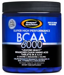 GASPARI NUTRITION BCAA 6000 (180 ТАБ.)